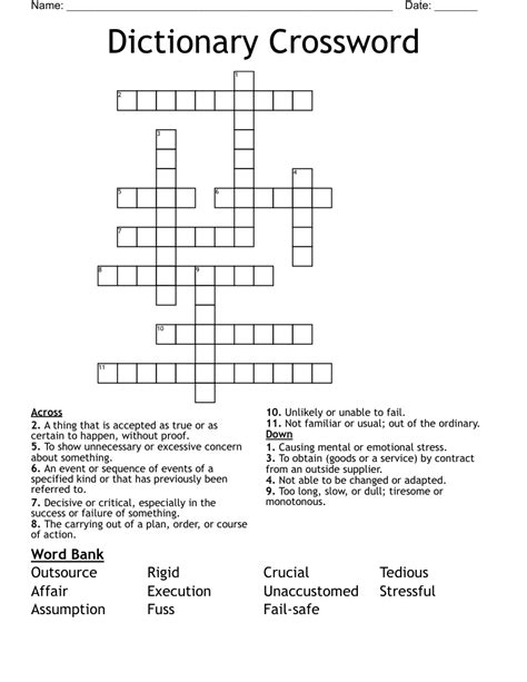 dictionary crosswords|DAILY CROSSWORD